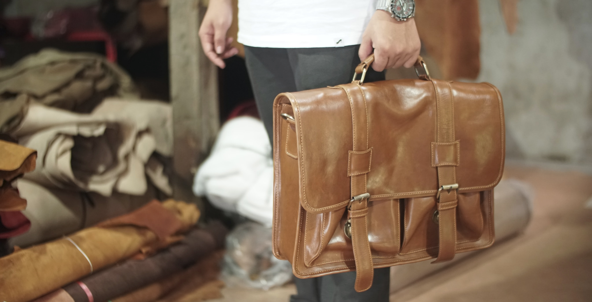 Natural Premium Leather Mousepad